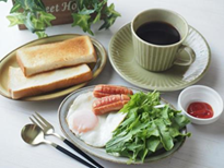 朝ご飯週間の開催の様子